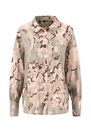 FYNCH-HATTON - BLOUSE LION dusty green - Gr. - 38