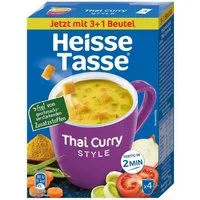 Heisse Tasse Fertiggericht Thai Curry Style, 4 Beutel