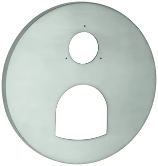 Grohe Rosette 49117 rund für EHM- Fertigmontagesets supersteel, 49117DC0 49117DC0