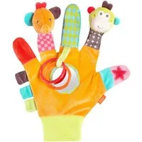 Fehn Fingerpuppe Classic Stars, Spielhandschuh Safari