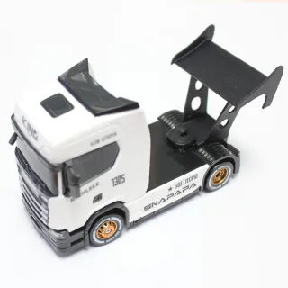 QY3D 3D Printing Magnetic Tail Wing for 1/64 Scania Official Licensed RC Tractor Car Vehicles Models Spare Parts
