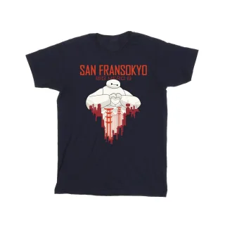 Disney - "Big Hero 6 San Fransokyo" T-Shirt für Herren (Marineblau)