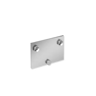 Hewi System 900 Montageplatte 900.51.001XA Edelstahl matt geschliffen, 163x109x15,6mm