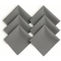 Kemes Brillenputztücher Brillenreinigungstuch Mikrofaser Mikrofasertuch (15x18 cm, Set, 6 Stück)