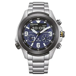 Citizen Promaster Land U822 Silber Herren Armbanduhr JV1006-51L