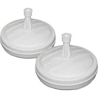 Progarden Kunststoffschirmständer Ø 19-32 mm 13 Liter Klein 2 Tlg. Set, für Stöcke bis Ø 32 mm, Set, 2 tlg., Packung
