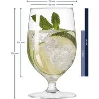 LEONARDO Glas, Kristallglas, Spülmaschinenfest