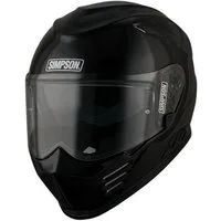 Simpson Motorradhelm Venom Solid 06 Helm, Vorbereitet Für Kommunikationssystem,integriertes Sonnenvisier