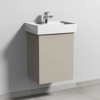 Sanipa 3way Waschtischunterbau zu Villeroy & Boch Collaro Waschtisch mit 1 Tür, Kaschmir-Matt SP8311U