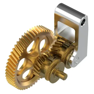 BIQU Panda Claw Spur Gear RNC Nano Coated Hardened Steel Drop-in Upgrade High Precision for BambuLab P1/X1 3D Printer