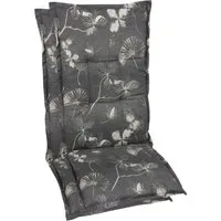 GO-DE Hochlehnerauflage, (Set, 2 St., Set mit 2 Hochlehnerauflagen), Maße ca.: 50 cm x 6 cm x 120 cm