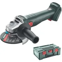metabo Akku-Winkelschleifer W 18 7-125, Solo Version, ohne Akku, ohne Ladegerät, mit metaBOX 165 L