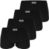MUSTANG Retro Boxer JULES Retro-Pants Herren Unterhose Boxershorts (Spar-Set, 4-St) enge Passform, perfekter Sitz, elastischer Bund, maximaler Komfort