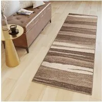 Tapiso Läufer SARI, rechteckig, Höhe: 10 mm, Kurzflor Flurläufer, pflegeleicht, Wohnzimmer Schlafzimmer Flur Küche
