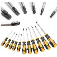 CCLIFE Schraubendreher Torx Schraubendreher Set TX magnetisch T6-T40, 11 Stück, (11 St)