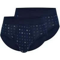 Schiesser Slip 2er Pack Cotton Essentials Feinripp (Spar-Set, 2-St) Sportslip / Unterhose - Baumwolle - mit Eingriff - Strapazierfähig