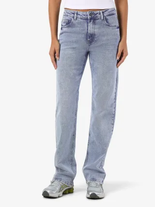 NOISY MAY - NMMONICA HW STRAIGHT JEAN AZ359LB NOOS Light Blue Denim - Gr. - 25/32