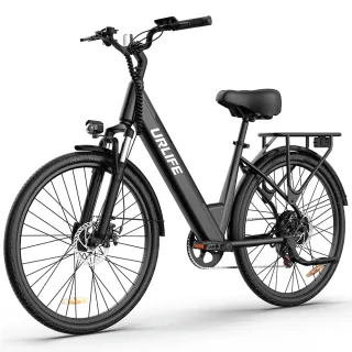 [EU DIRECT] URLIFE E26 Electric Bike 36V 13AH 250W Motor Recommended Top Speed 25KM/H 26inch Tire 80KM Max Mileage 120KG