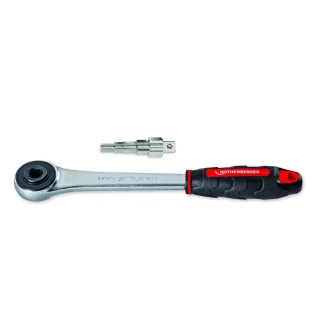 Rothenberger Uni-Stufenschlüssel-Set mit Ratsche, 3/8-1" - 73297