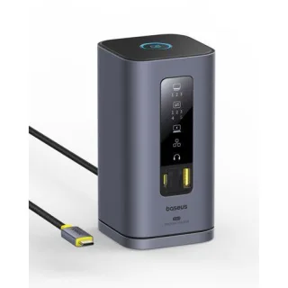Baseus Spacemate Series 11-in-1 (MAC) Docking Station, Grau
