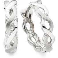 Bruno Banani Paar Creolen Schmuck Geschenk Silber 925 Ohrschmuck Ohrringe