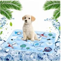 Ledander Hundematte Kühlmatte Hund Katze, Kühldecke Hund Waschbar, Hundekühlmatte, für Kleine Katzen und Hunde Zuhause Unterwegs