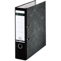 LEITZ Aktenordner Leitz Ordner 1080 DIN A4 Rückenbreite: 80 mm Schwarz Wolkenmarmor 2 Bü