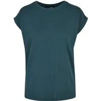 URBAN CLASSICS Kurzarmshirt Urban Classics Damen Ladies Extended Shoulder Tee (1-tlg)