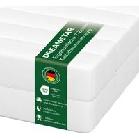 Kaltschaummatratze 7-Zonen Easy Flex - zwei Liegeseiten - 90x200 120x200 140x200 180x200, Dreamstar, verschiedene Größen, Härtegrade und Höhen - ergonomisch, wendbar