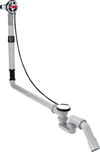 Hansgrohe Ein-, Ab- und Überlaufgarnitur Exafill S Grundset für Sonderwannen, 58116180 58116180