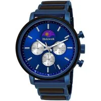 Holzwerk Chronograph Edelstahl & Holz Armband Uhr mit Mondphase, inklusive Armbandkürzer, ideal auch als Geschenk