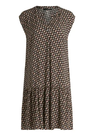 Betty Barclay - Kleid mit Allover-Muster blau - Gr. - 36