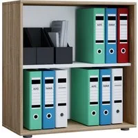 VCM Standregal Lona L OT 70x74x37cm, 1-tlg., Holzregal stehend, platzsparender Aktenschrank
