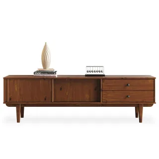 Idimex Lowboard, Kastanien, Holz, Kiefer, Mode, 175x52x41 cm, FSC Mix, Wohnzimmer, Wohnwände, Lowboards, Lowboards stehend