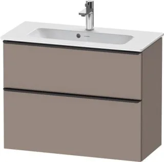 Duravit D-Neo Waschtischunterbau wandhängend Basalt Matt 810x372x625 mm - DE43690BD430000 DE43690BD430000
