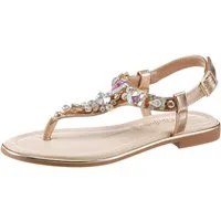 Buffalo KIRA ICE Sandale, Riemchensandale, Sommerschuh, Urlaubsandale, Memory Foam Innensohle