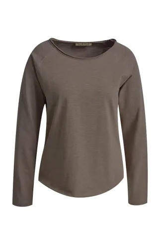 Smith&Soul - Basic Sweat Raglan choco - Gr. - XS