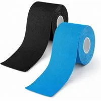 Forrlite Kinesiologie-Tape 5m x 5cm 2 Rollen Set – Kinesiotapes & Sporttape wasserfest (atmungsaktives Kinesiologie Tape für Muskelunterstützung, Physiotherapie, Rückenschmerzen, Knie, Schulter & Ellenbogen) elastisches Tape für Sport & Alltag