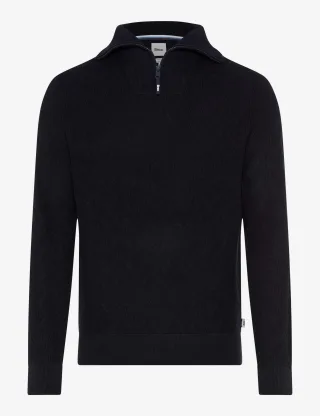 Brax Herren Strickpullover Style SÖREN navy, dunkelblau, Gr. XXXL