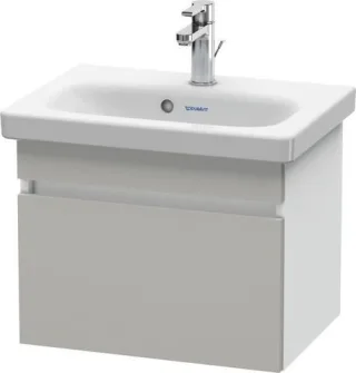 Duravit DuraStyle Waschtischunterbau wandhängend Betongrau & Weiß Matt 500x368x398 mm - DS630300718 DS630300718