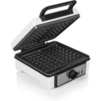 PRINCESS Waffeleisen Princess 132397 Waffelautomat – Für 2 belgische Waffeln – 1200 W – Wei, 1200 W, Belgische Waffeln 7x4 - 2 Waffeln pro Backvorgang