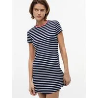 Tommy Jeans Minikleid TJW F&F JERSEY DRESS Viskosemischung