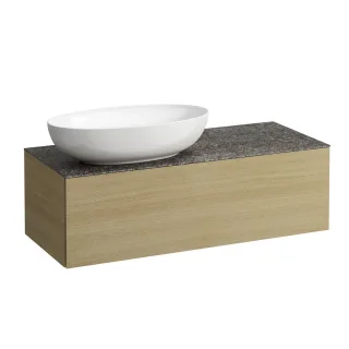 LAUFEN Waschtischunterschrank und Waschtischplatte ALESSI 500x1200x370  H4323100972501