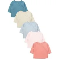 TupTam Wickelshirt TupTam Baby Mädchen Langarm Wickelshirt Baumwolle 5er Set
