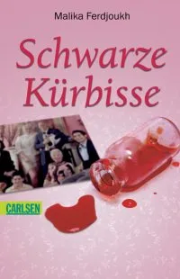 Schwarze Kürbisse.