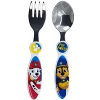 PAW PATROL Kinderbesteck Set 2-teilig – Löffel & Gabel mit Motivgriffen (2-tlg), 1 Personen