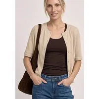 STREET ONE Strickjacke Leicht durchscheinend Qualität, Regular Fit
