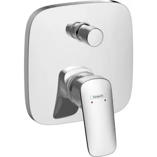 hansgrohe Logis Wannenarmatur 71407000 Unterputz Armatur, mit Sicherungskombination,chrom
