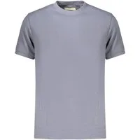 GUESS JEANS T-Shirt Herren Kurzarm T-Shirt Blau mit Logo - Regular Fit