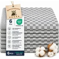 ALARA HOME Geschirrtuch Geschirrtuch Geschirrtücher 100% Baumwolle Trockentuch Küchentücher, (6 er, 6-tlg, Größe 50x70 cm)